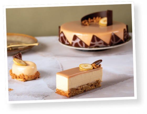 Ban&aacute;nos-karamell&aacute;s desszert