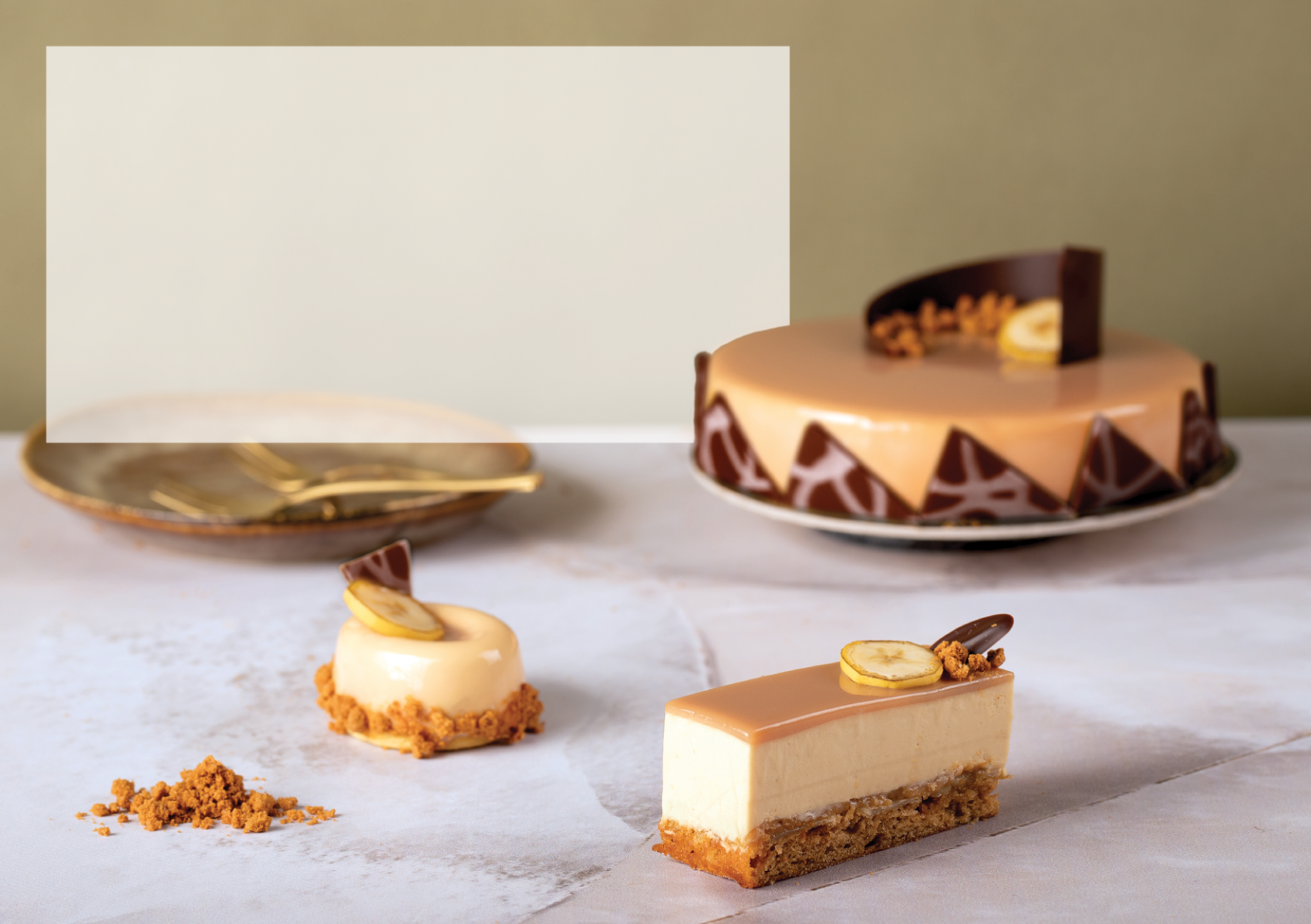 Ban&aacute;nos-karamell&aacute;s desszert